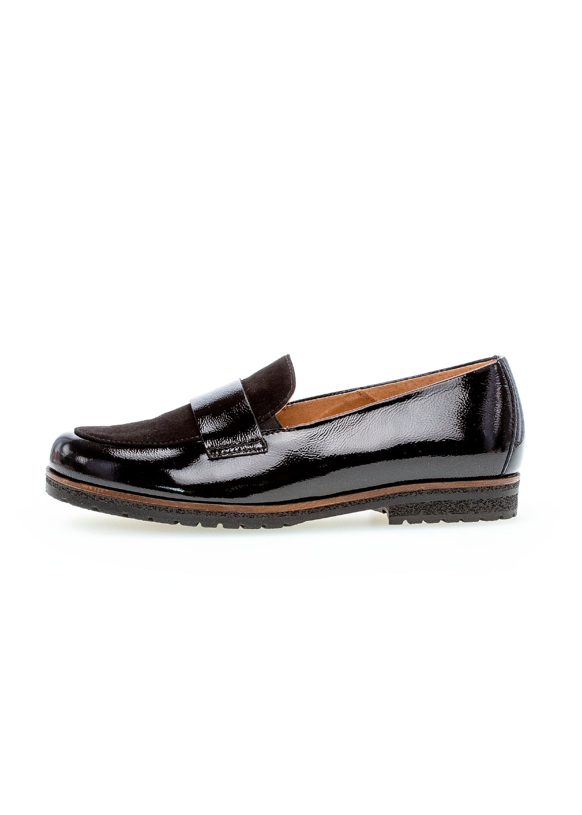 Loaferit - musta nahka, kiiltävä ja mokka