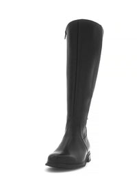 Boots - black leather, L-XL shaft