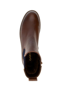 Chelsea-ankelboots – mörkbrunt läder