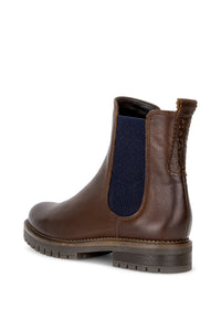 Chelsea-ankelboots – mörkbrunt läder