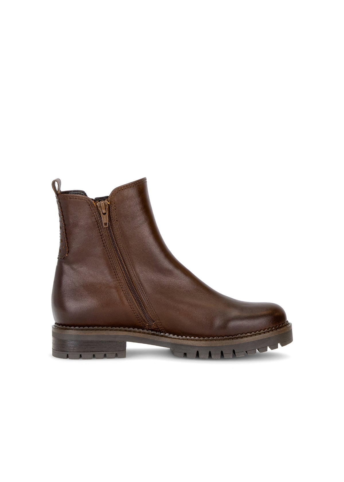 Chelsea-ankelboots – mörkbrunt läder