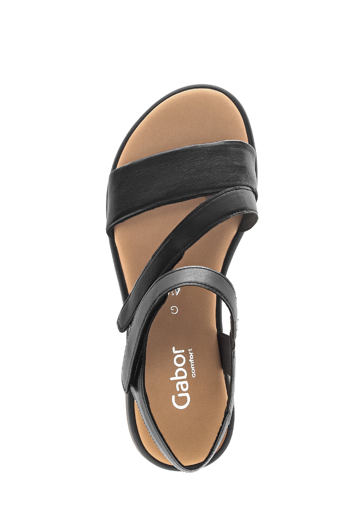 Sandals - black leather straps