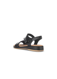 Sandals - black leather straps