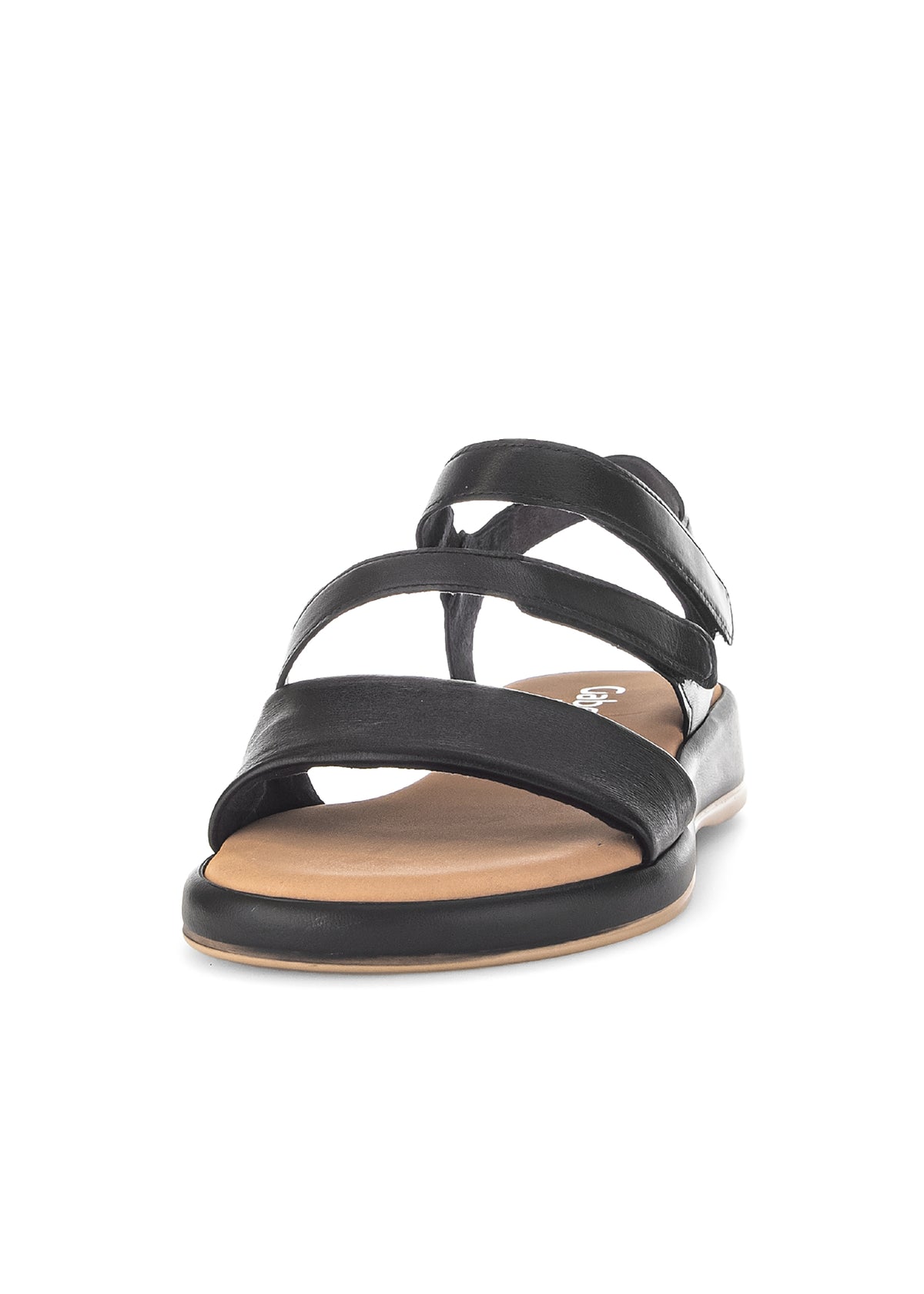 Sandals - black leather straps