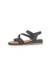Sandals - black leather straps