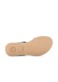 Sandals - black leather straps