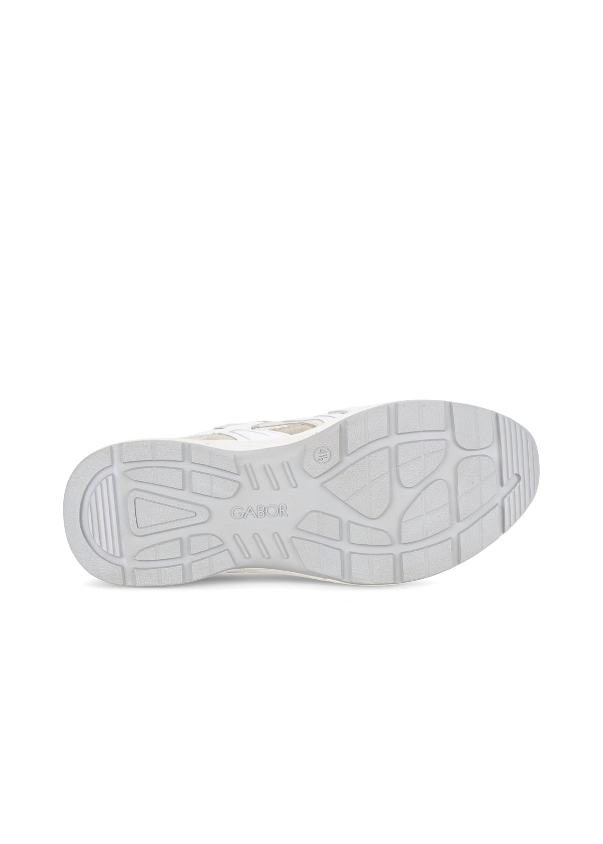 Sneakers med tjockare sula - vit-beige-rosa