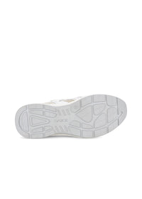 Sneakers med tjockare sula - vit-beige-rosa