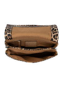 Women's small shoulder bag - Salida, brown leopard pattern