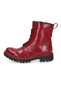 Ankle boots - red patent leather, Marta 02