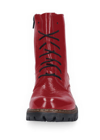 Ankle boots - red patent leather, Marta 02