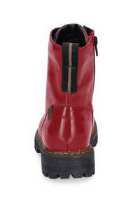 Ankle boots - red patent leather, Marta 02