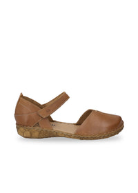 Closed-toe sandals - brown leather, Rosalie