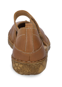Closed-toe sandals - brown leather, Rosalie