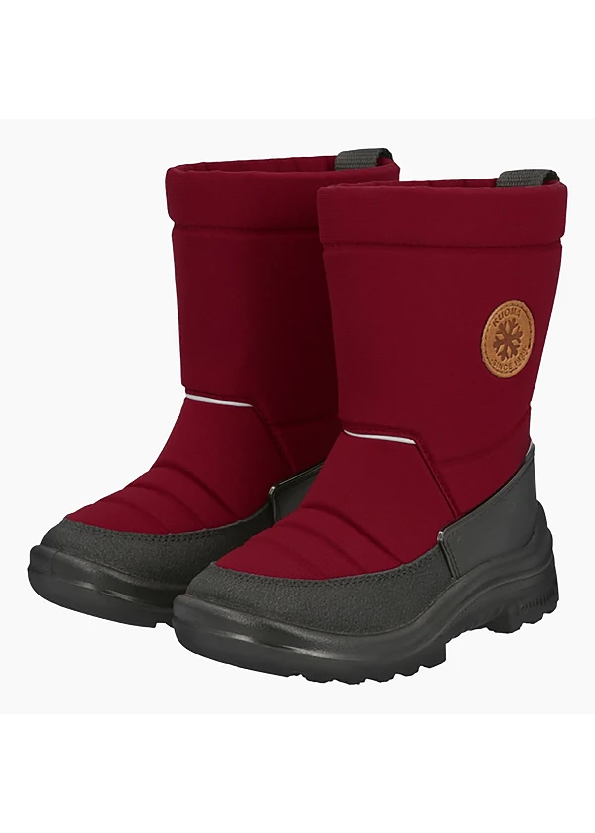 Children's winter boots - Hanki, burgundy