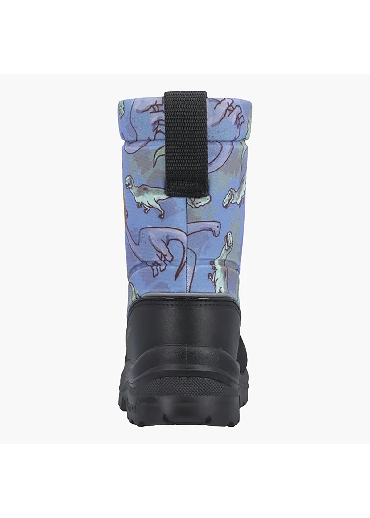 Children's winter boots - Hanki, light blue, Dinosaurs