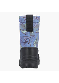 Children's winter boots - Hanki, light blue, Dinosaurs