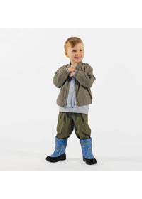 Children's winter boots - Hanki, light blue, Dinosaurs