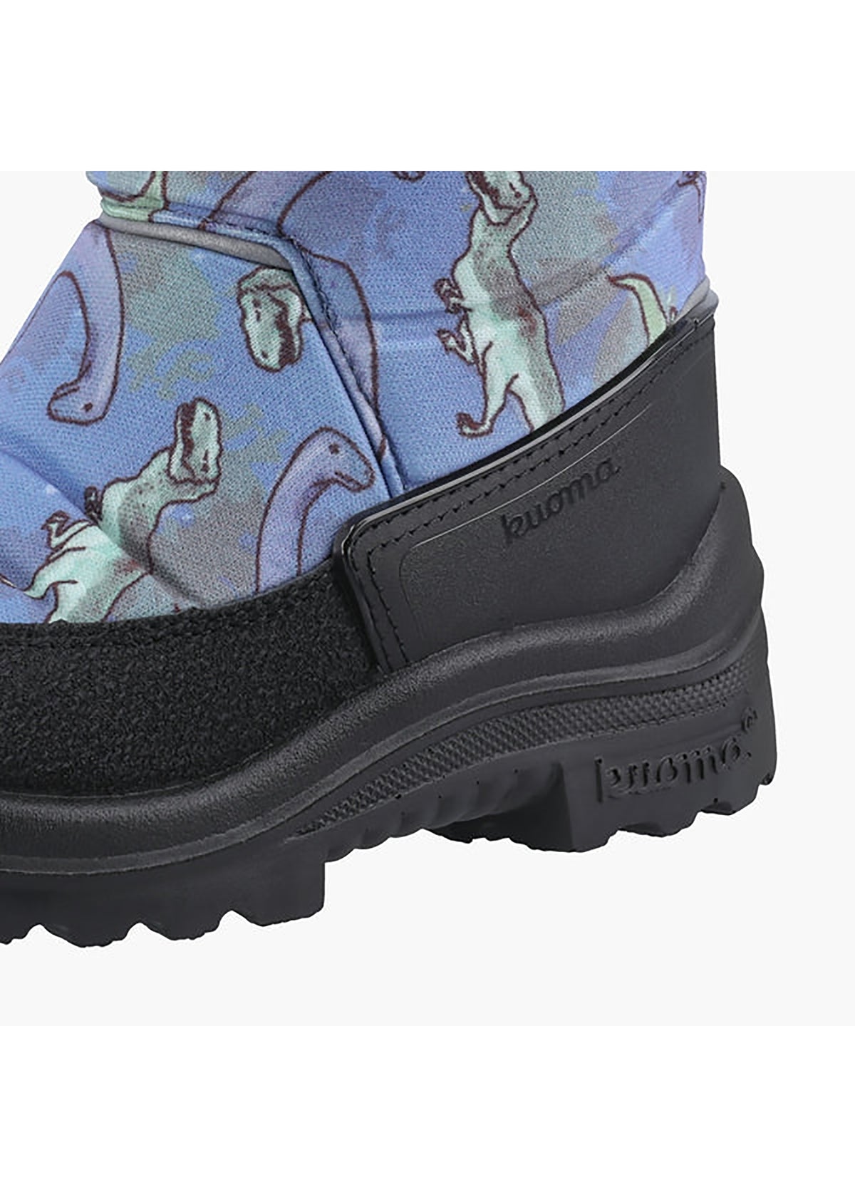 Children's winter boots - Hanki, light blue, Dinosaurs