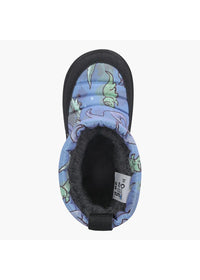 Children's winter boots - Hanki, light blue, Dinosaurs