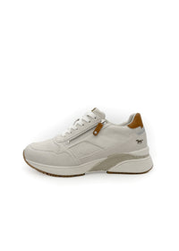 Sneakers med kilklack - beige, vegansk