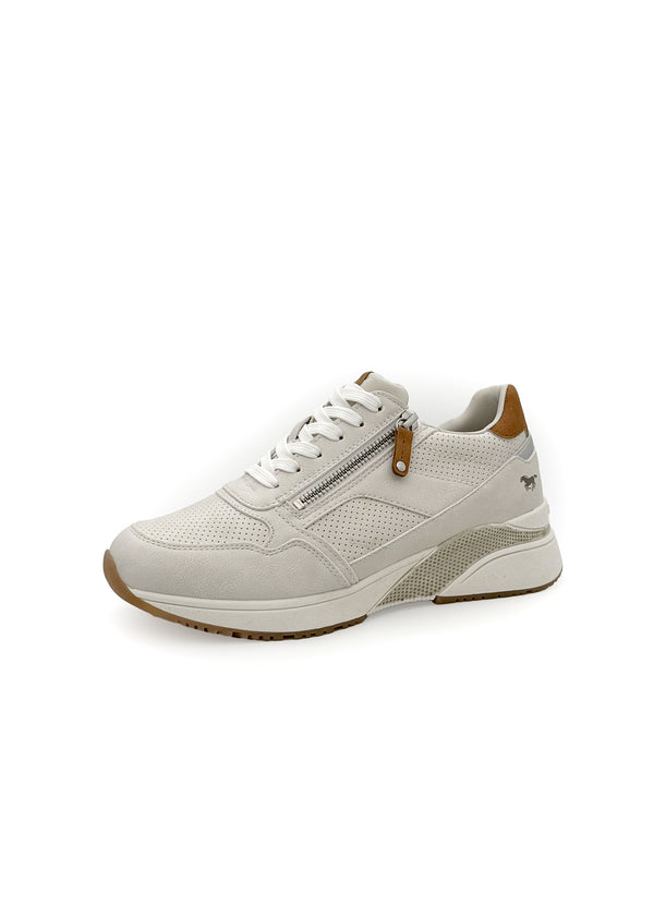 Tennarit kiilapohjalla - beige, vegaaninen