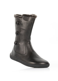 Barefoot shoes - Miram boots, black leather