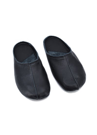 Sulbi slippers - black leather