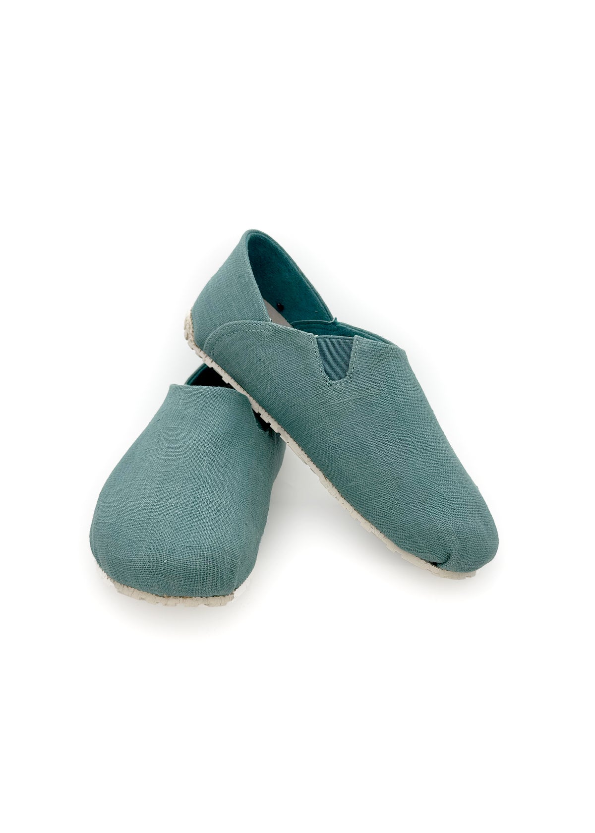 OTZ-kengät - turkoosi pellavakangas, Maui Blue