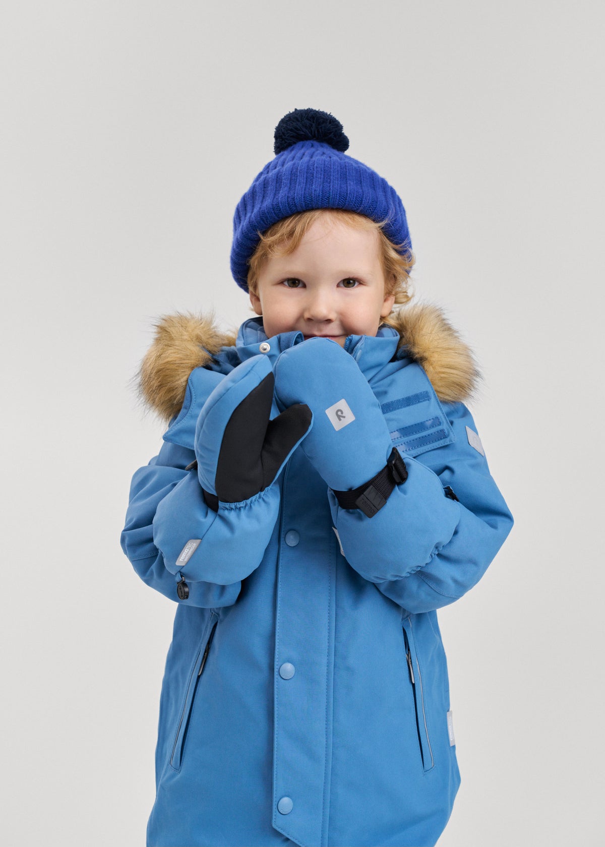 Children's waterproof winter mittens - ReimaTec Grip - various colors