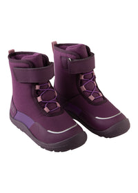 Children's barefoot shoes - winter boots, ReimaTec Talvella Kids, Deep Purple