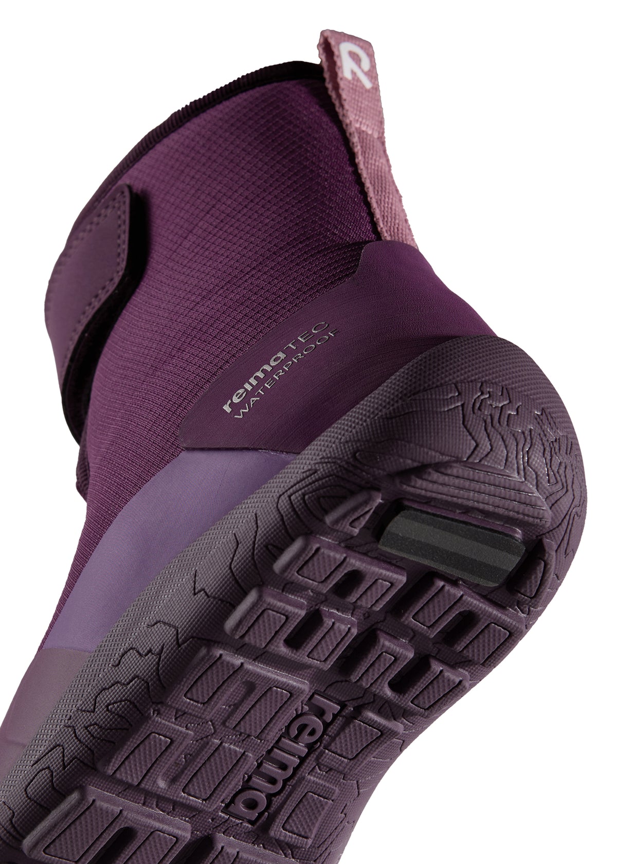 Children's barefoot shoes - winter boots, ReimaTec Talvella Kids, Deep Purple