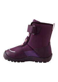 Children's barefoot shoes - winter boots, ReimaTec Talvella Kids, Deep Purple