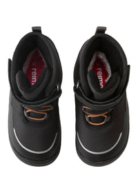 Children's barefoot shoes - winter boots, ReimaTec Talvella Kids, Black