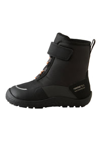 Children's barefoot shoes - winter boots, ReimaTec Talvella Kids, Black