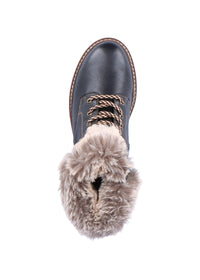 Winter shoes with friction sole - black, Remonte-TEX