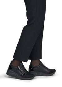 Kilklackssneakers - svart textil, svart sula, vegansk, Remonte-TEX