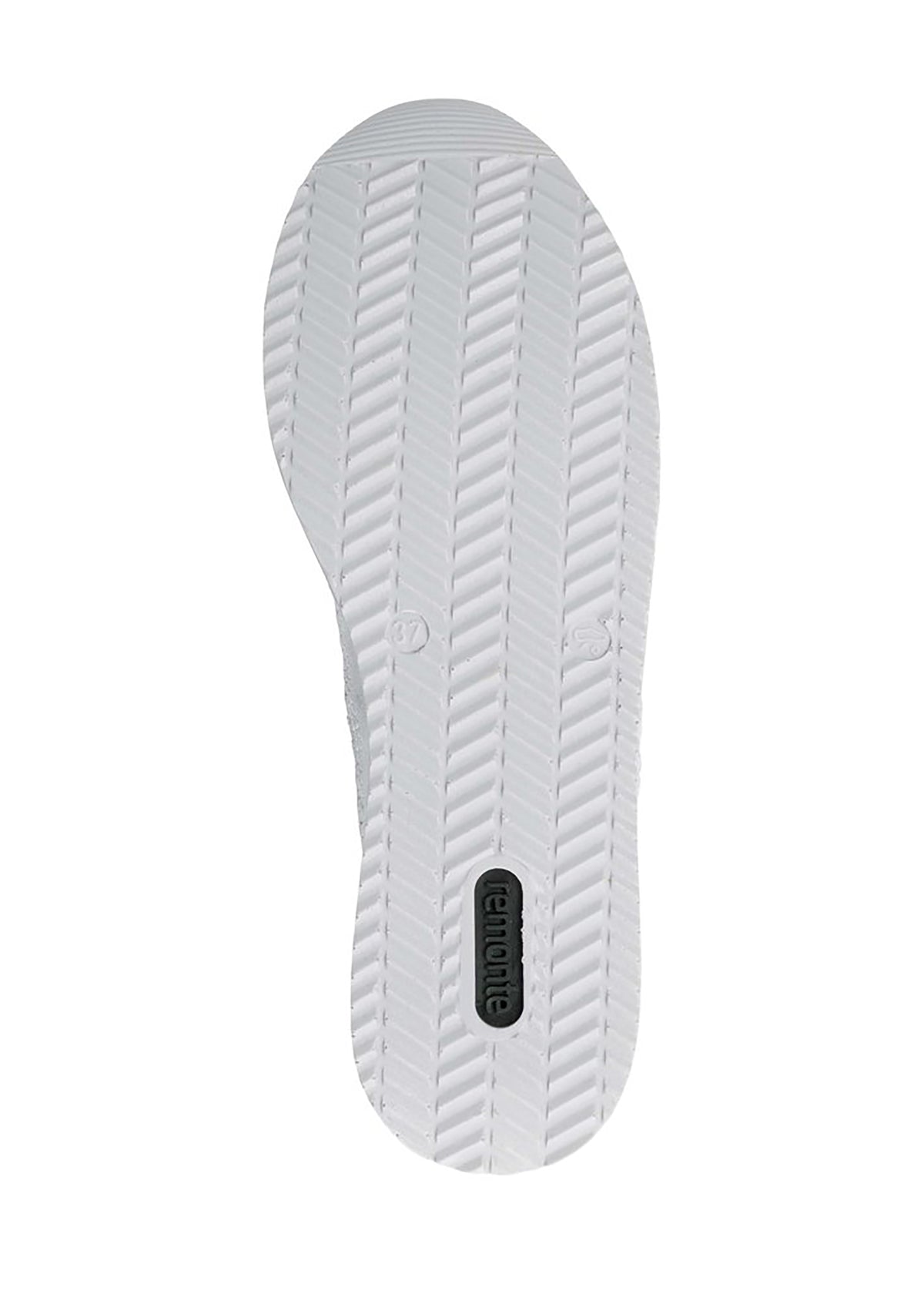Sneakers with thick sole - white, transparent lace sides