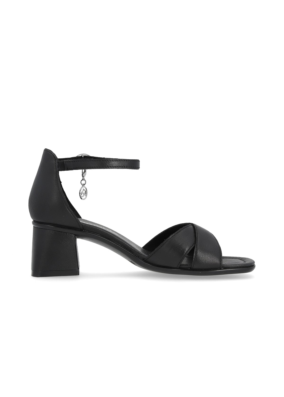 Block-heeled sandals - black