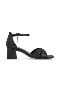Block-heeled sandals - black