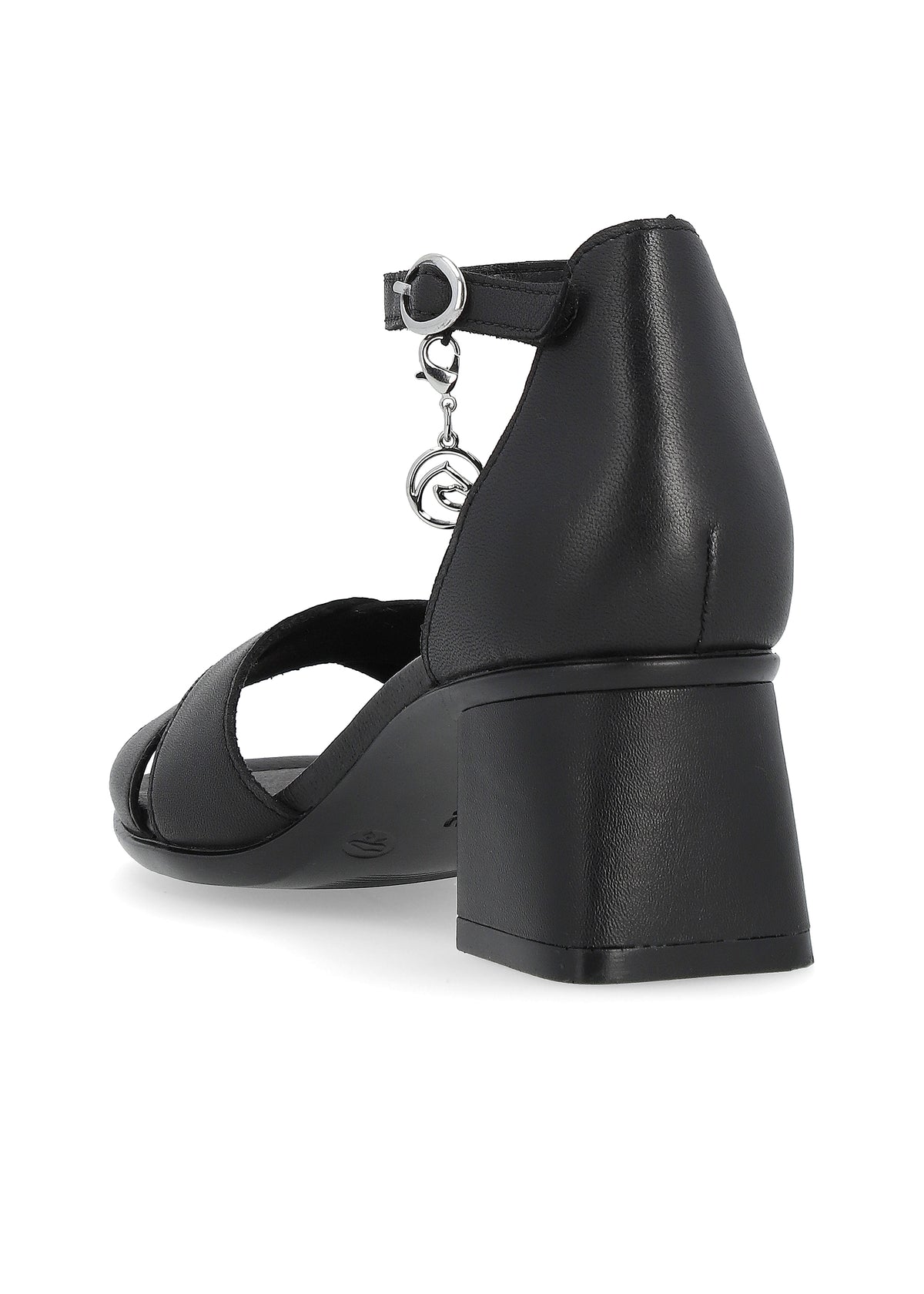 Block-heeled sandals - black