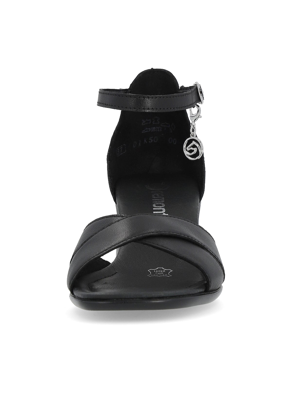 Block-heeled sandals - black