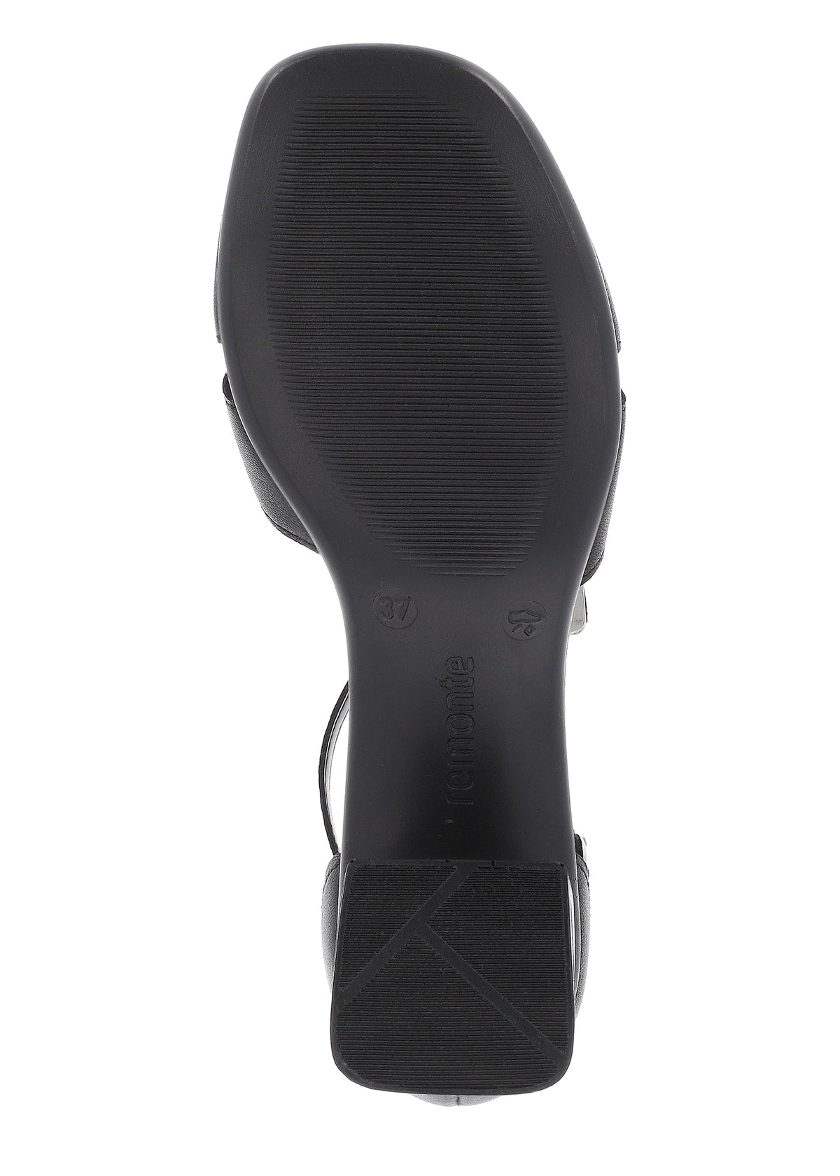 Block-heeled sandals - black
