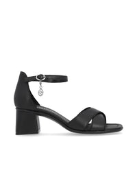Block-heeled sandals - black