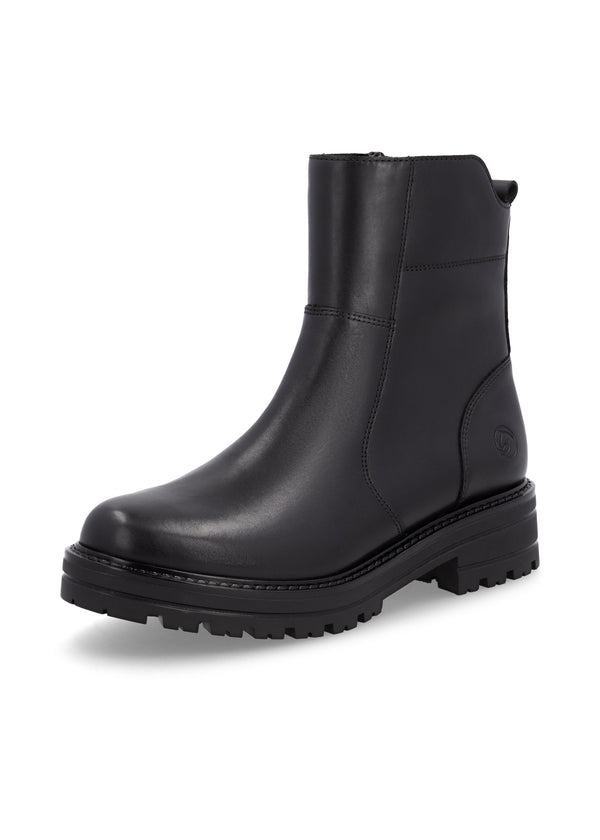 Ankle boots - black, decorative chain