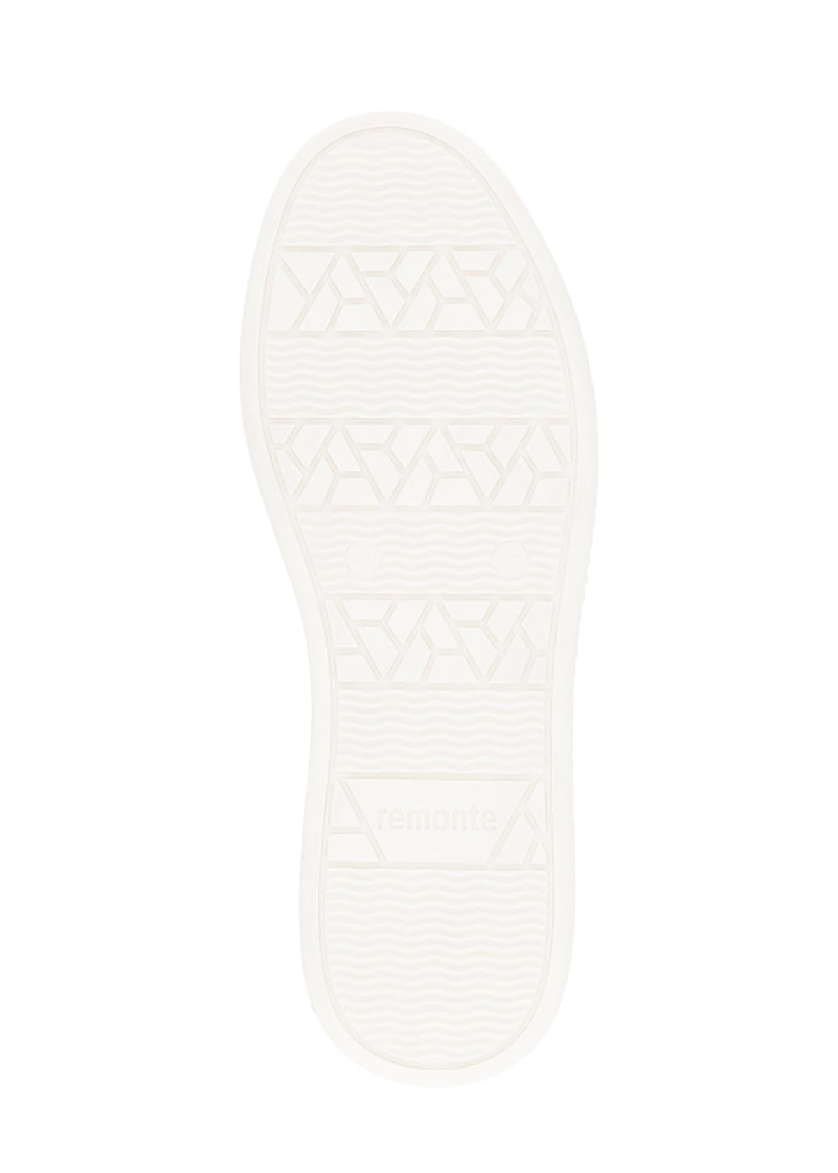 Sneakers - white embossed leather, golden details