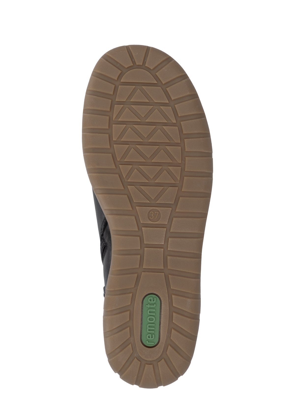 Ankelboots med låg skaft - svart läder, Remonte-TEX