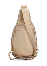 Women's shoulder bag - gold, crossbody