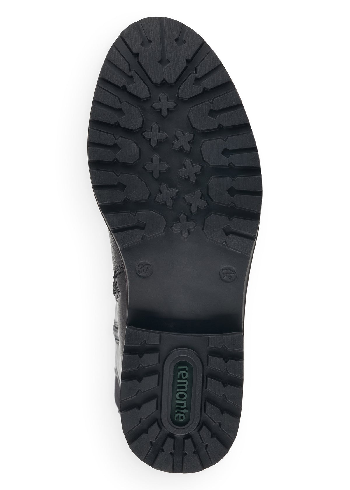 Boots with warm wool lining - black, adjustable M-L shaft