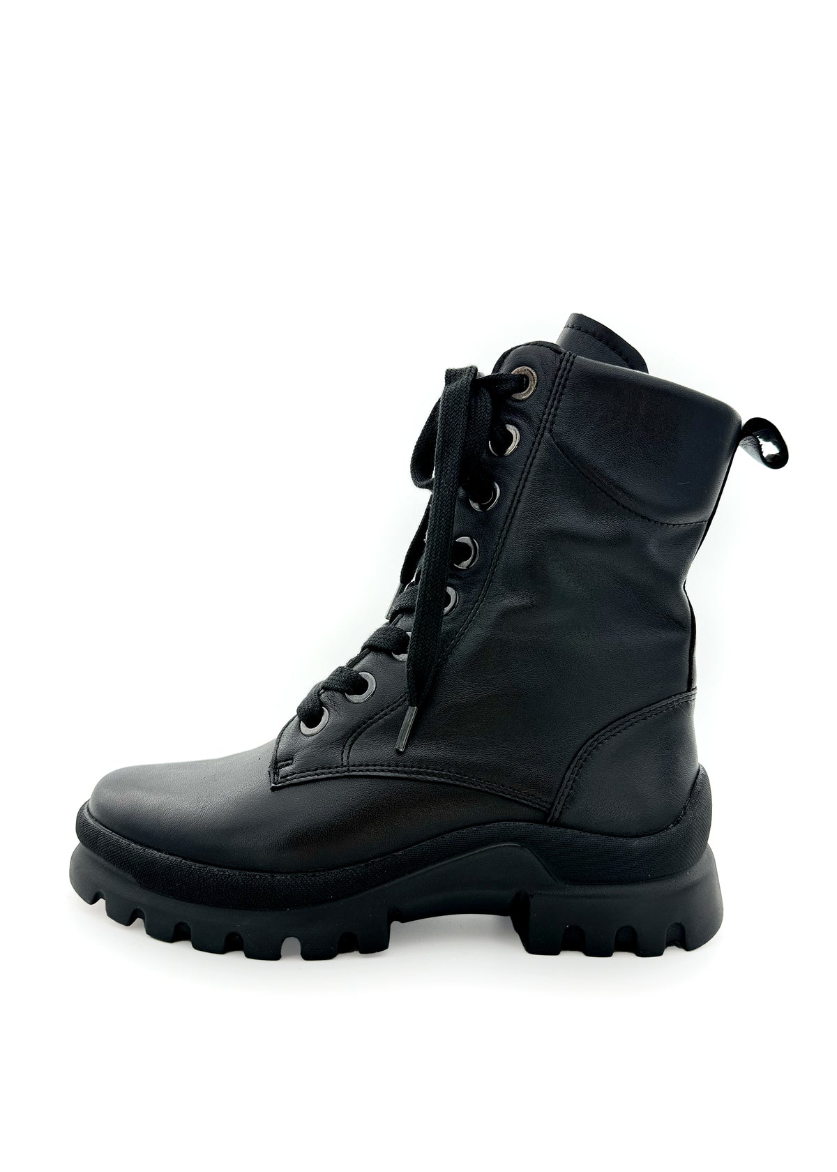 Ankle boots - black leather
